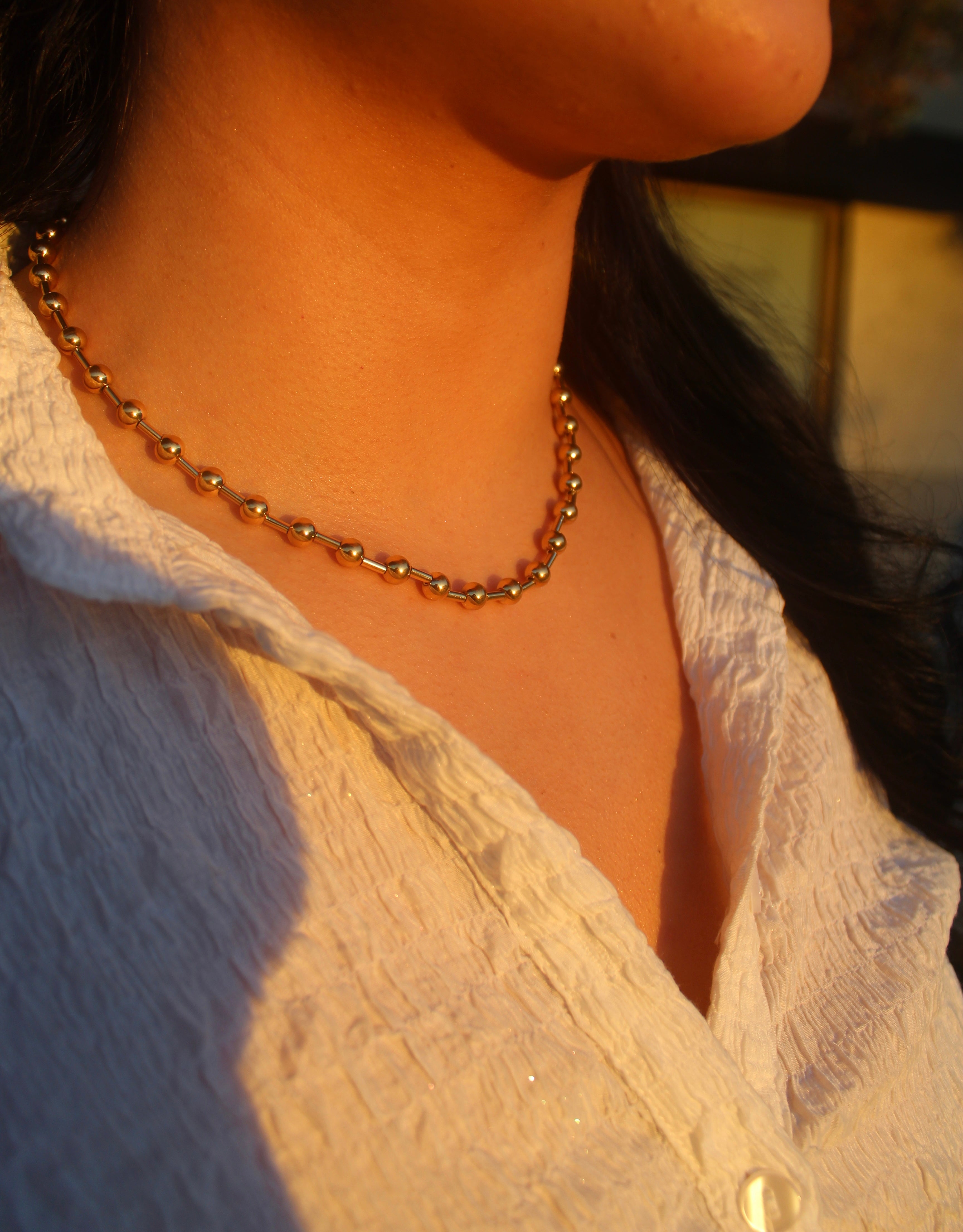 Eye On the Ball Necklace