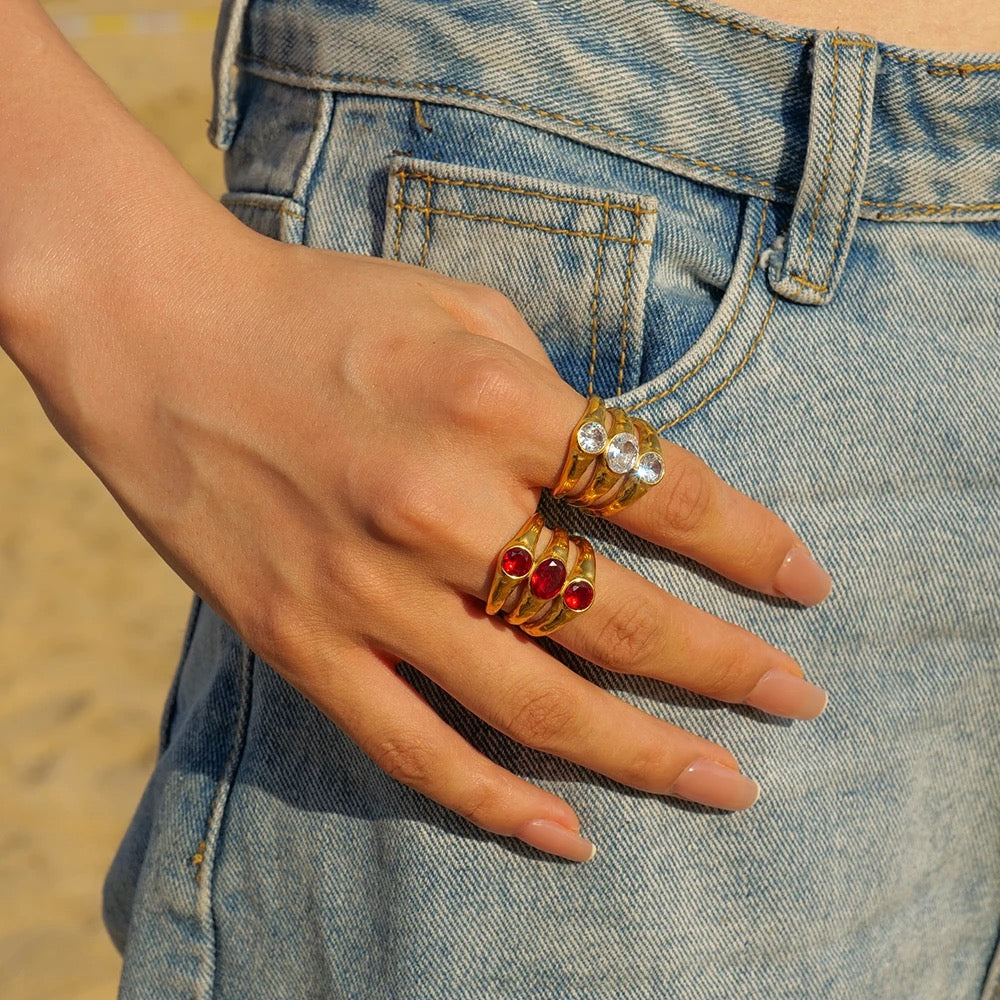 Love Triangle Ring