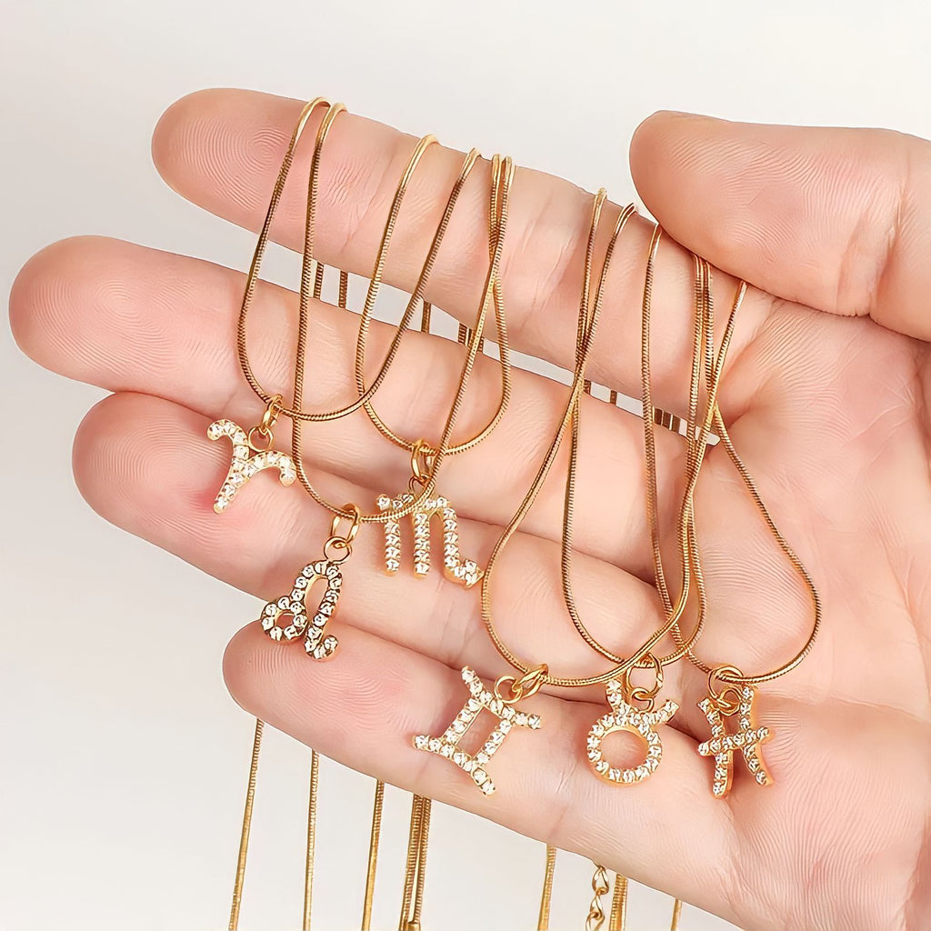 Birth Sign Dainty Necklace