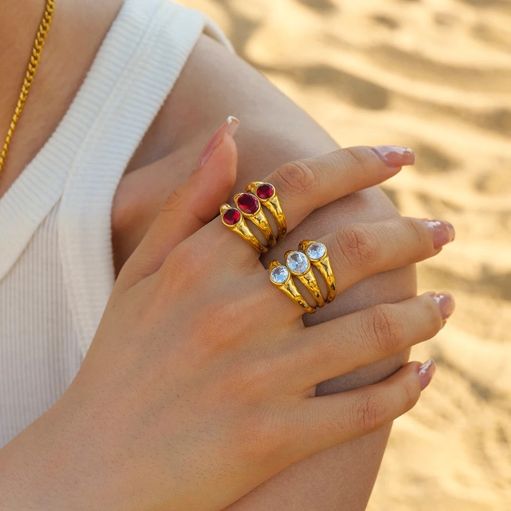 Love Triangle Ring