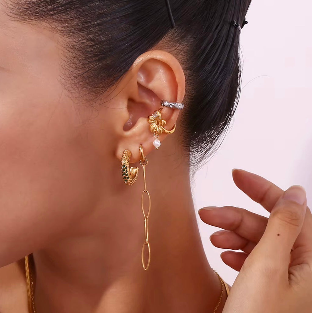 Star Cuff Earrings