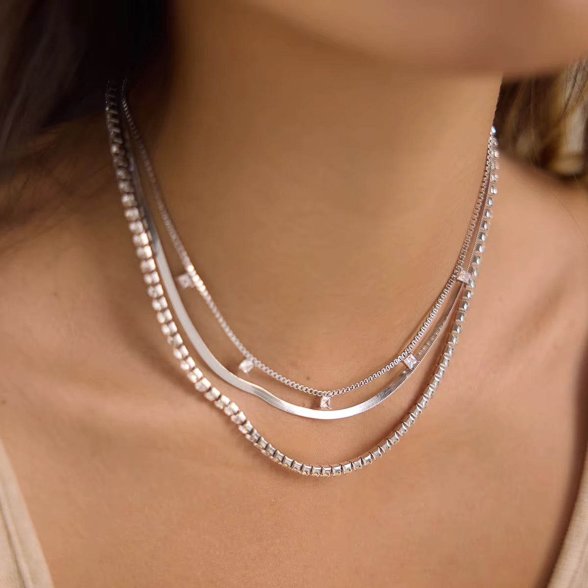 Estella Triple Necklace