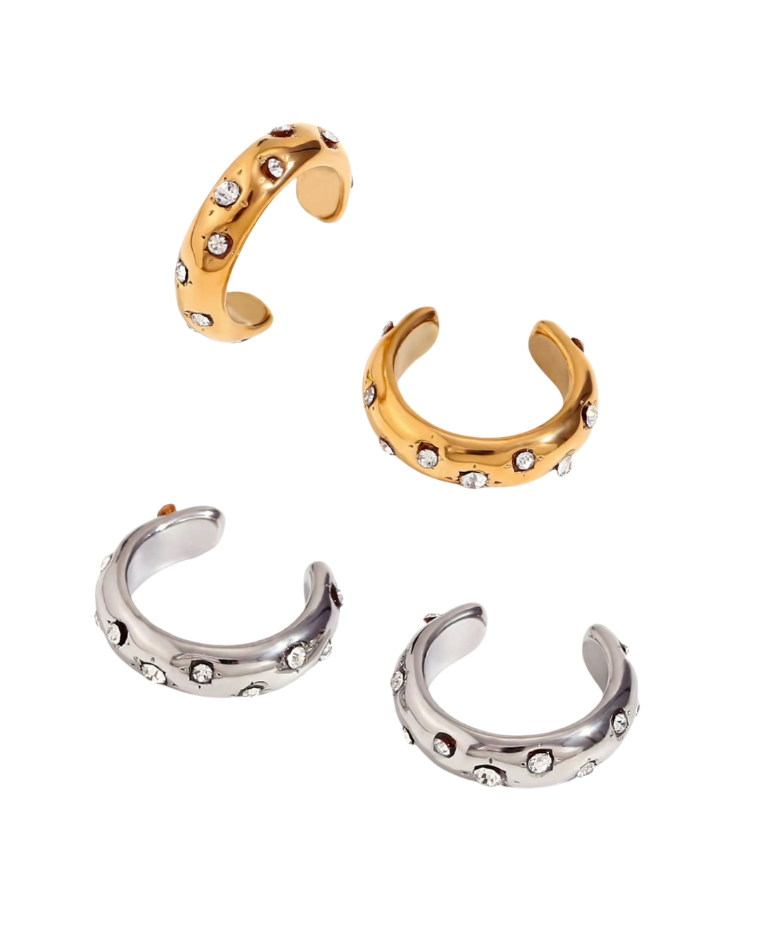 Star Cuff Earrings