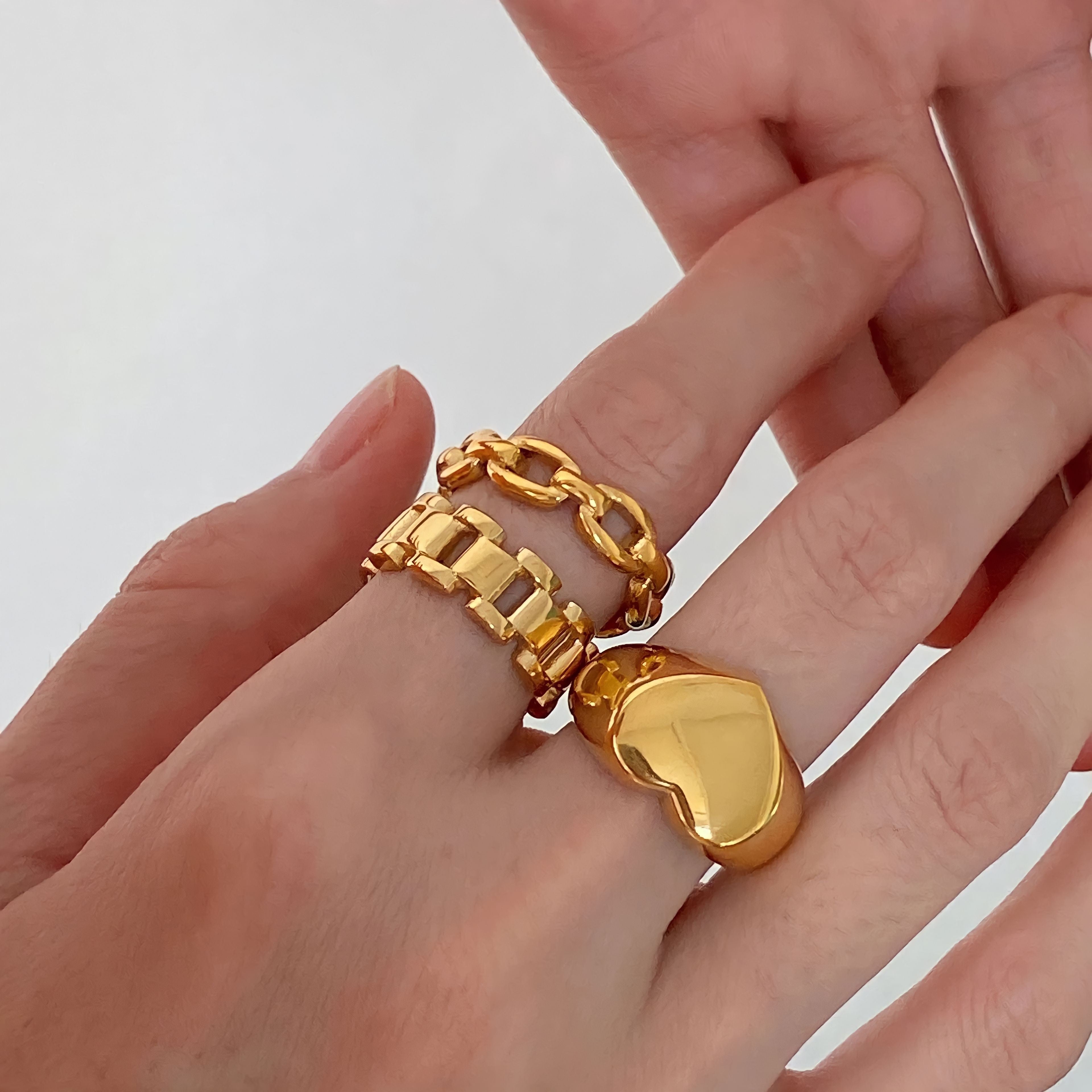 Heart Dome Ring