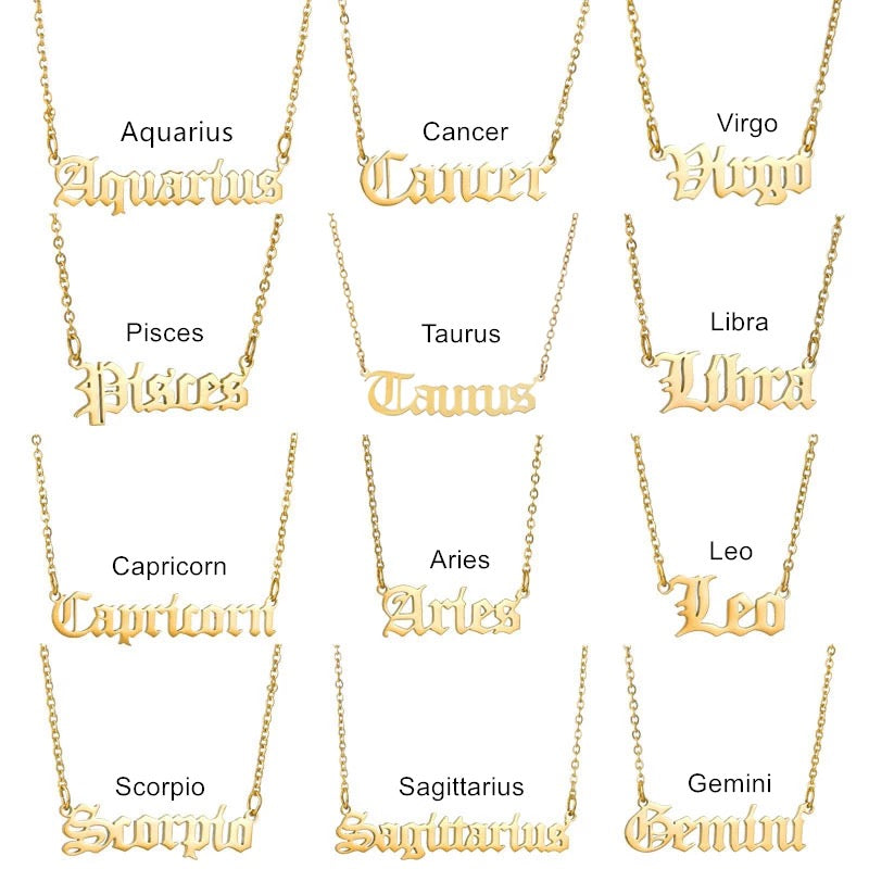 Horoscope Necklace