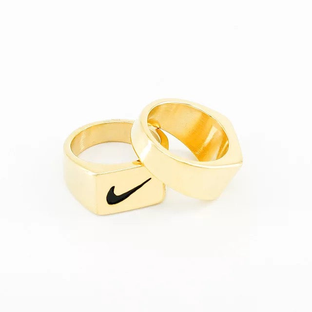 Chasing Checks Signet Ring